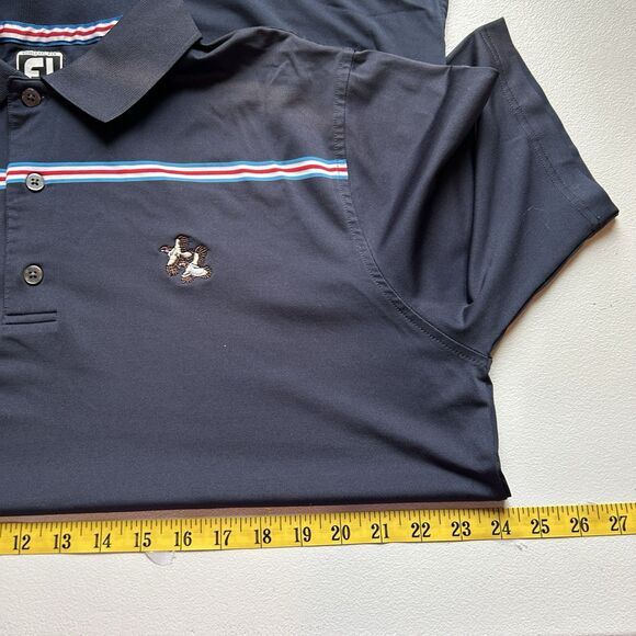 Footjoy Mens Polo XL Athletic Fit Embroidered Golf Outdoor - Picture 7 of 10